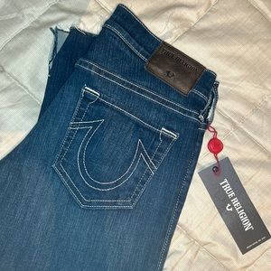 True Religion jeans with step hem